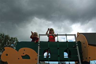...spielt das Wetter nicht sehr lange mit.