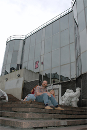 Gernot vor "Les Halles"