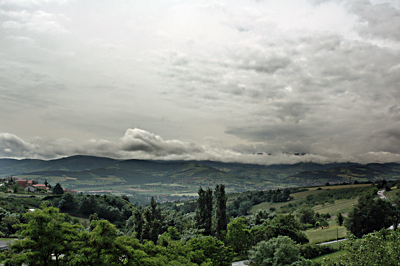 Der Ausblick auf die Berge  ist wundersch&ouml;n!